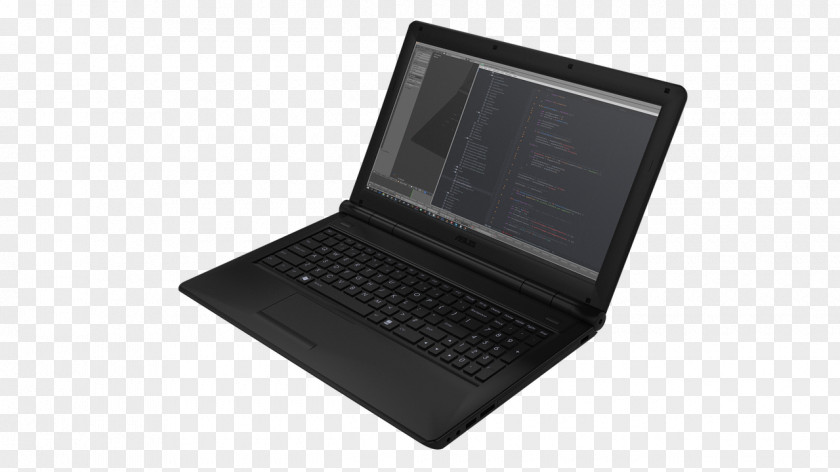 Black Laptop Physical Map Netbook Homebuilt Computer Personal PNG