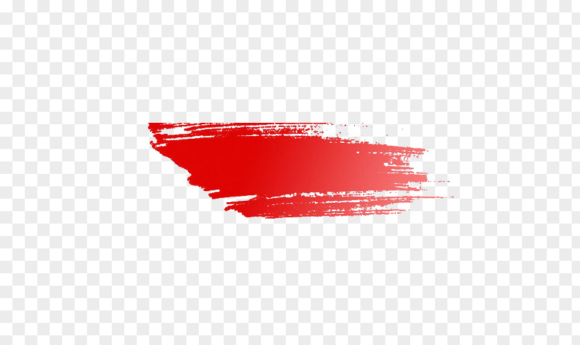 Brush Painting Red Pattern Ink Paintbrush PNG