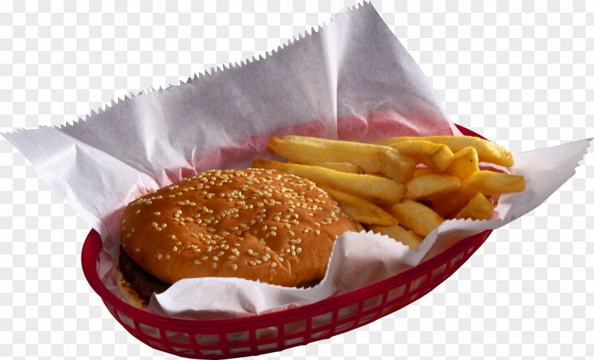 Hot Dog French Fries Hamburger Fast Food Butterbrot PNG