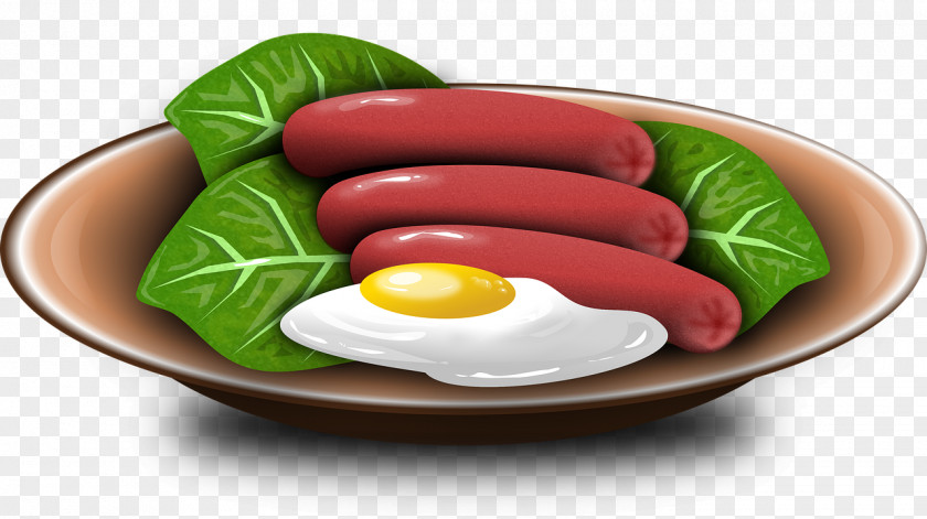 Hot Dog Fried Egg Sandwich French Fries Clip Art PNG