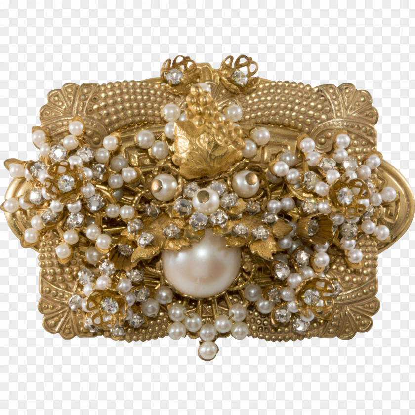 Jewelry Design Pearl Jewellery Gold Plating Brooch Carat PNG