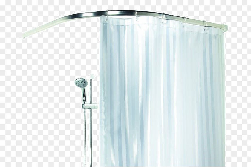 Shower Douchegordijn Curtain & Drape Rails Bathroom PNG