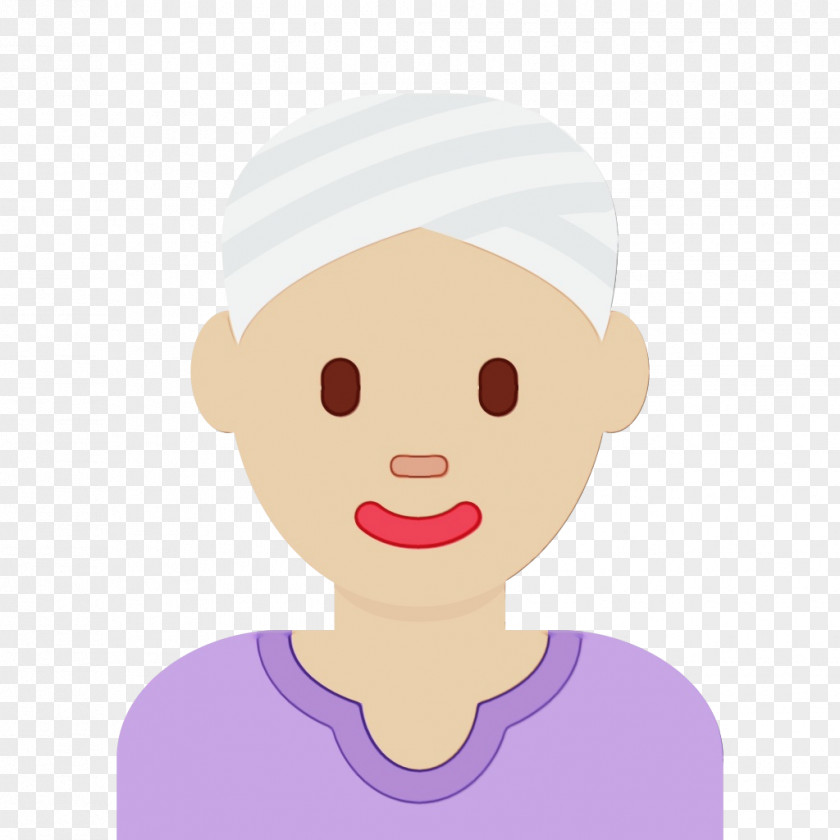 Toddler Cap Smile Emoji PNG