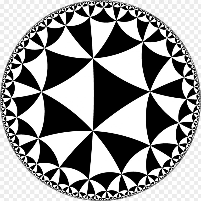 Triangle Tessellation Schwarz Geometry Mathematics PNG