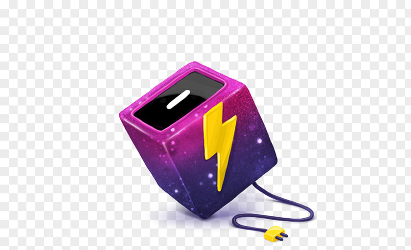 Box 29 Electricity Purple Magenta PNG