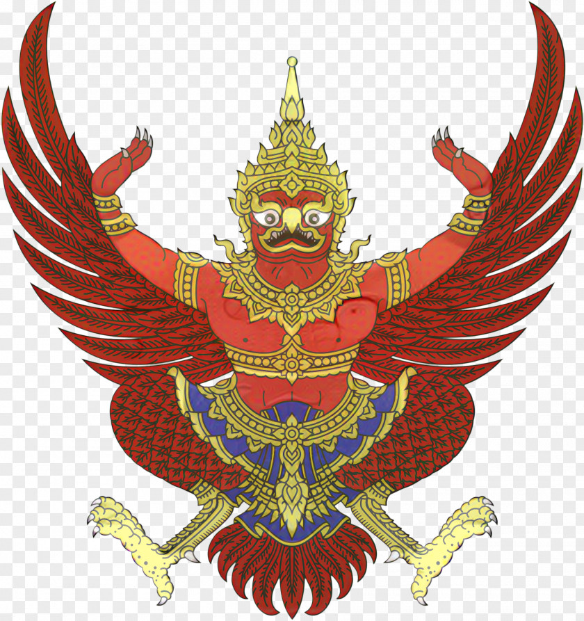Emblem Of Thailand National Coat Arms Flag PNG