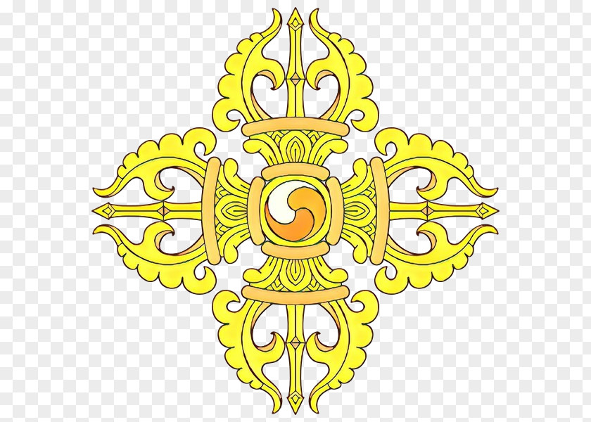 Emblem Yellow Buddhism PNG