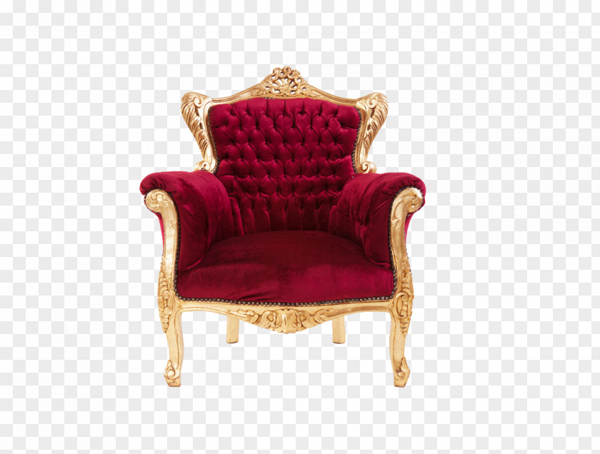 European Chair Table Couch Furniture Throne PNG