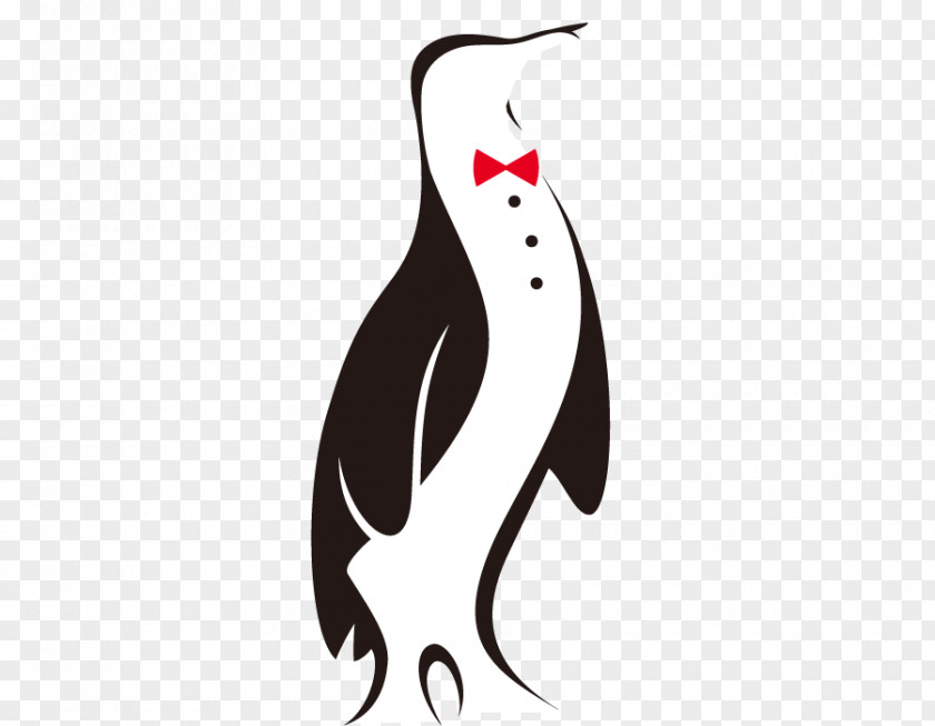 Mr. Cartoon Penguin Vector Adhesive Paper Refrigerator Material PNG