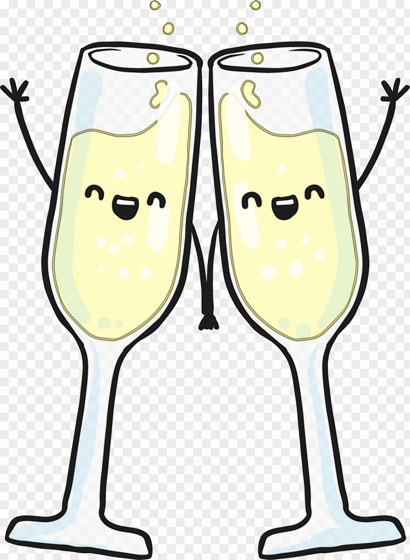 Smile Tableware Wine Glass PNG