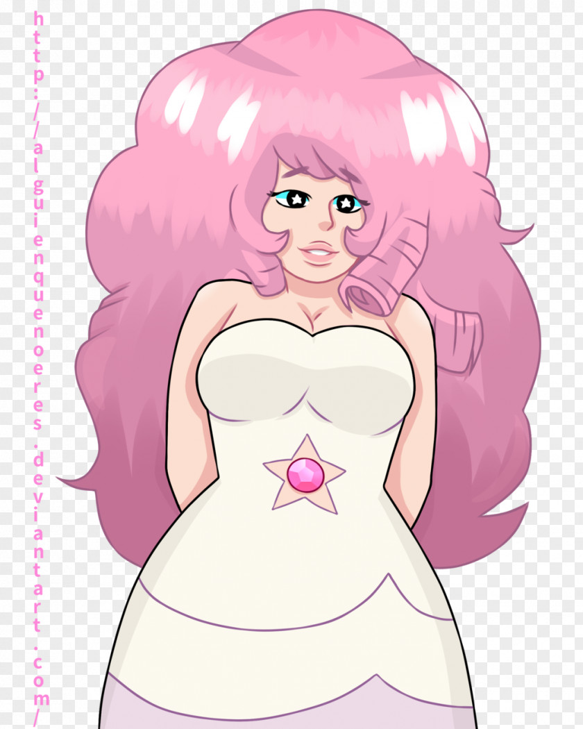 Steven Universe Rose Quartz Illustration Fan Art PNG