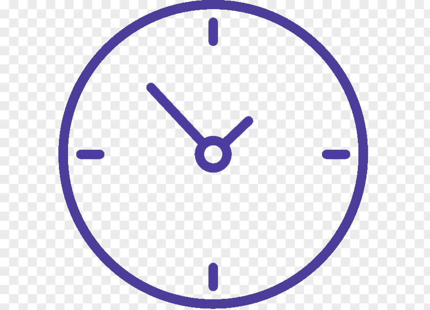 Symbol Violet Clock Background PNG