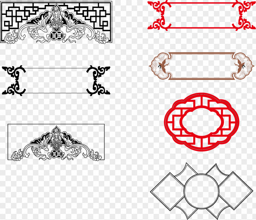 Vector Ancient Collection Box Clip Art PNG