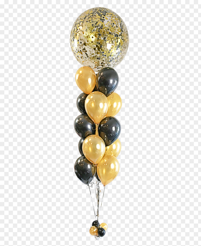 Yellow Jewellery Sphere Balloon Bead PNG