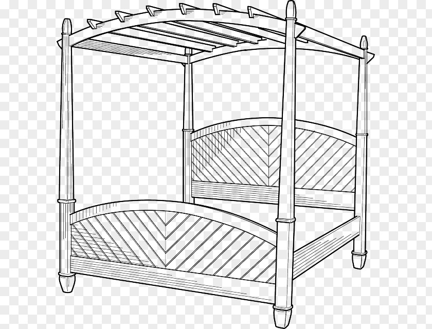 Bed Four-poster Bed-making Clip Art PNG