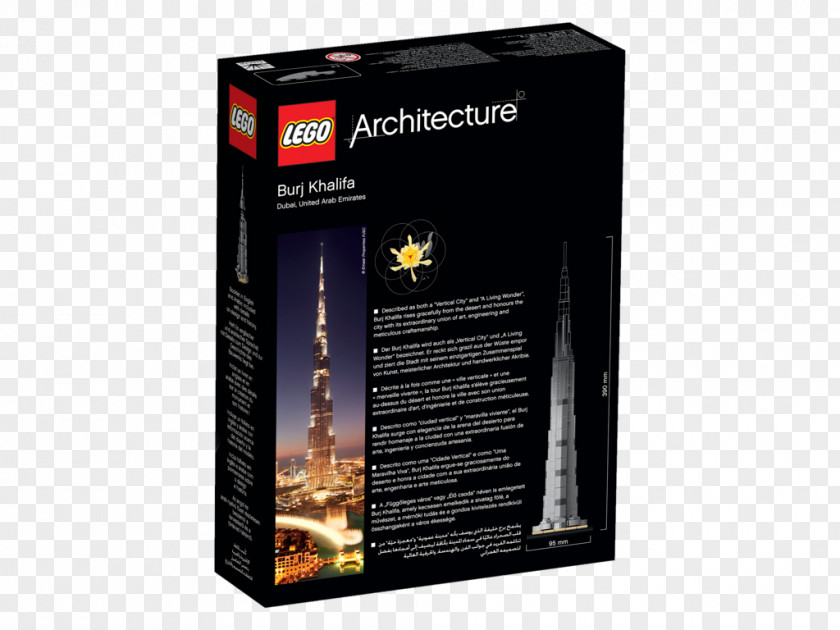 Burj Khalifa LEGO Architecture 21031 Baukasten Building PNG