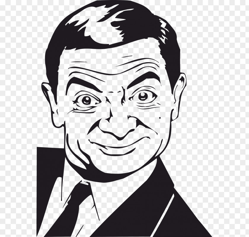 Caricature Drawing Of Mr Bean Pick-up Line Humour Vector Graphics Image Love PNG