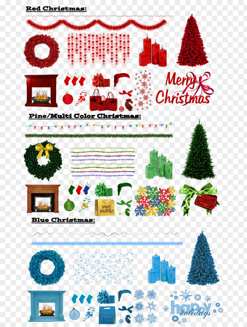 Christmas Creative Image Tree Santa Claus Decoration Holiday PNG