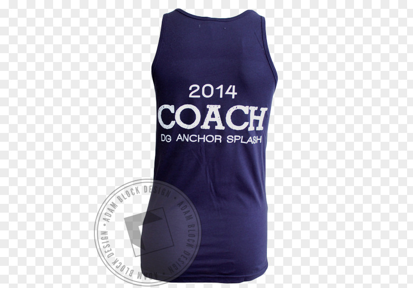 Swim Coach T-shirt Gilets Sleeveless Shirt PNG