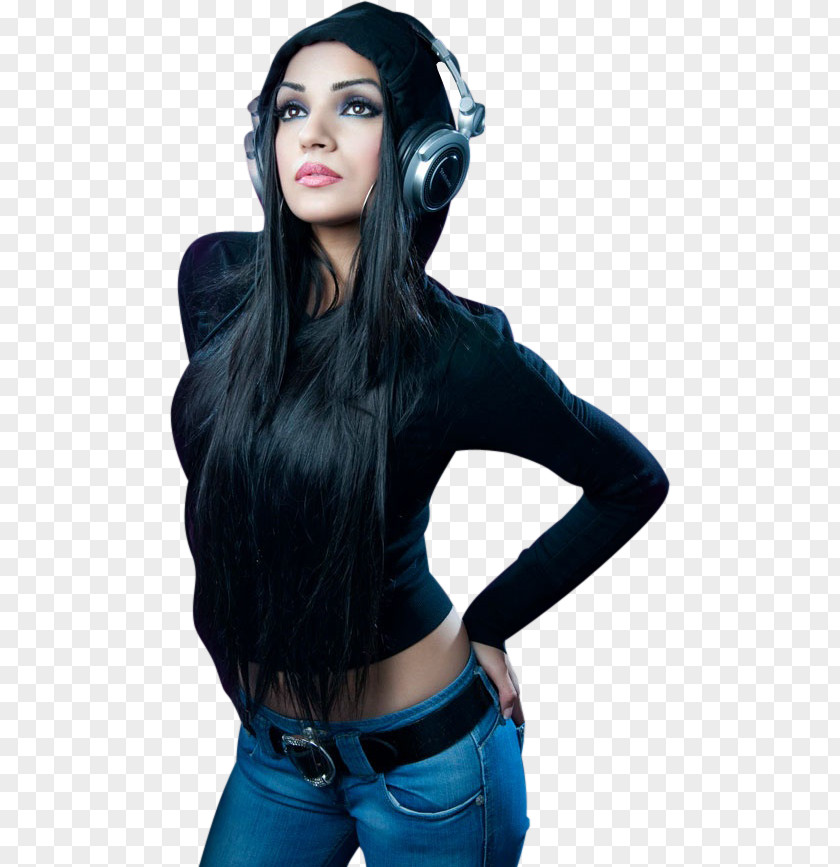 Trance Music Psychedelic Disc Jockey Song PNG music trance jockey Song, dj, woman leaning forward white wearing headphones clipart PNG