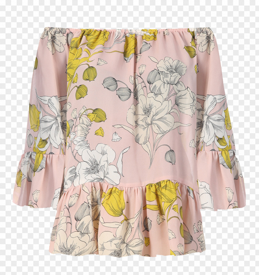 Dress Shoulder Skirt Blouse Pattern PNG
