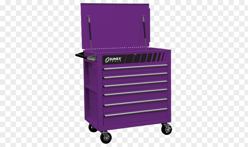 Heavy Duty Welding Cart Tool Boxes Sunex 8057O Premium Full Drawer Service Cart- Orange PNG