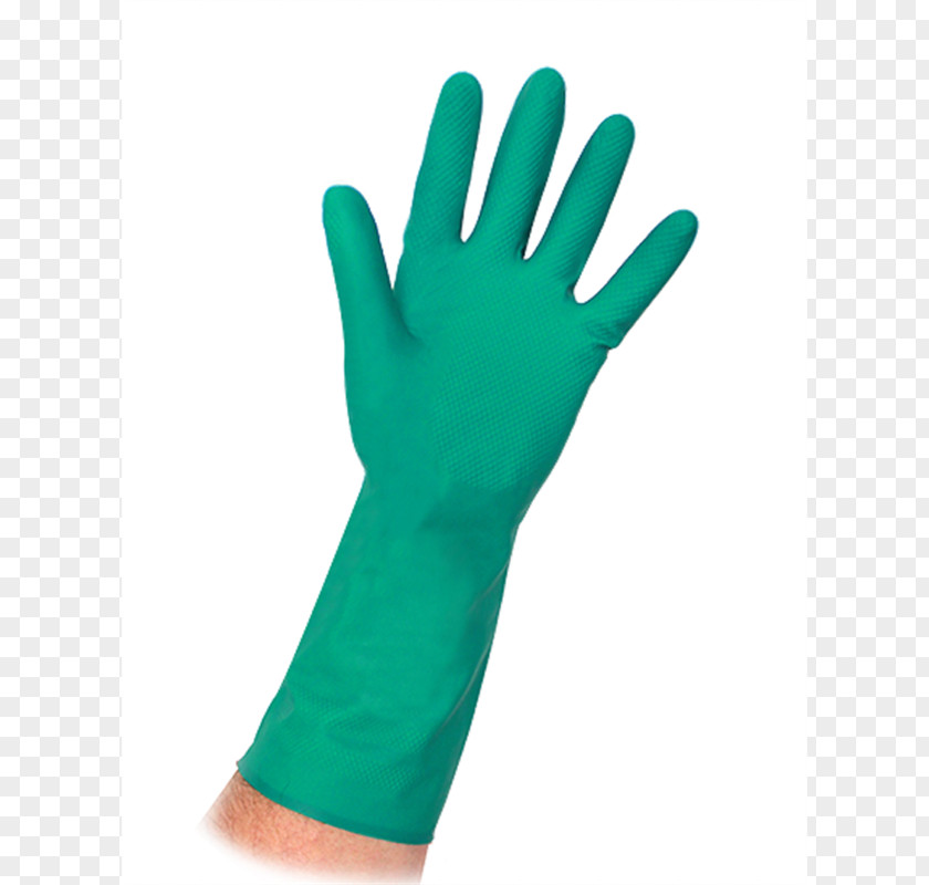 Medical Glove Finger Turquoise PNG
