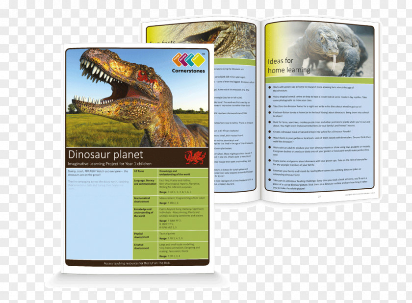 Animal Planet Dinosaur Toys Brochure PNG