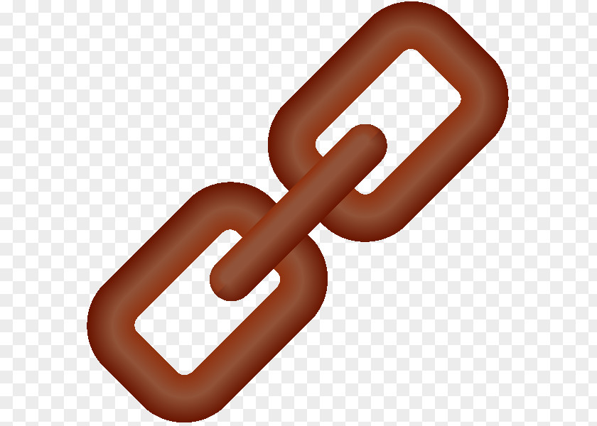 Brown Hyperlink Symbol PNG