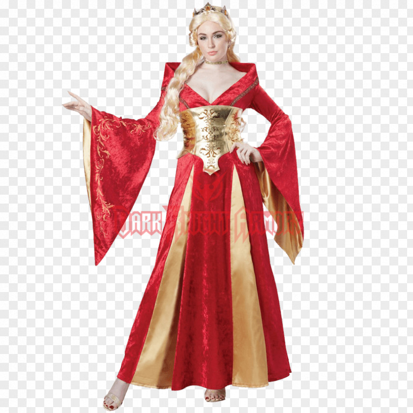 Dress Halloween Costume Middle Ages Clothing Queen Of Hearts PNG