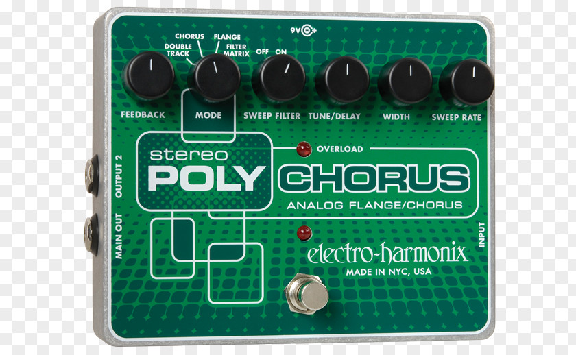 Electric Guitar Chorus Effect Electro-Harmonix Effects Processors & Pedals Flanging PNG