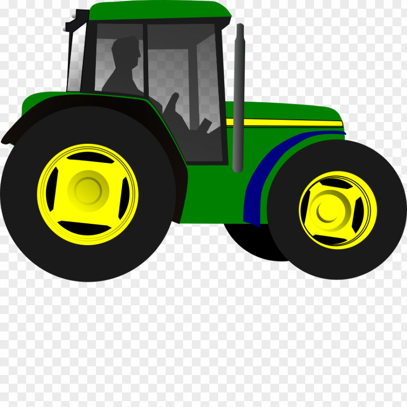 Green Tractor Cliparts John Deere Agriculture Clip Art PNG