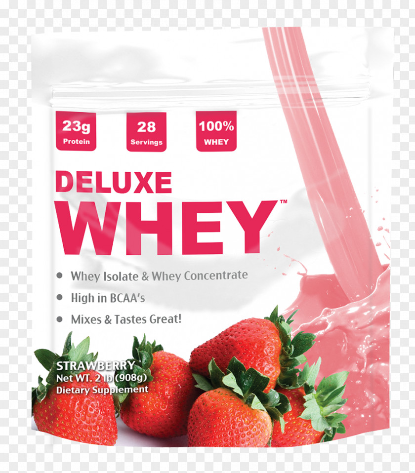 Strawberry Dietary Supplement Chocolate Milk Cream Whey Protein PNG