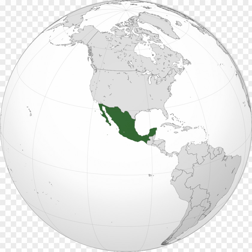 United States Mexico City World Map PNG