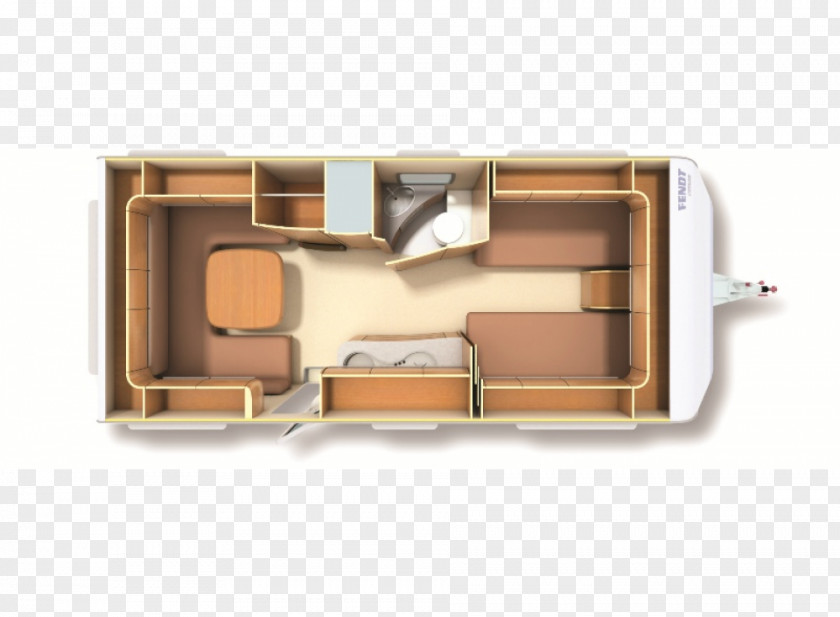 Caravaning Fendt Campervans Floor Plan PNG