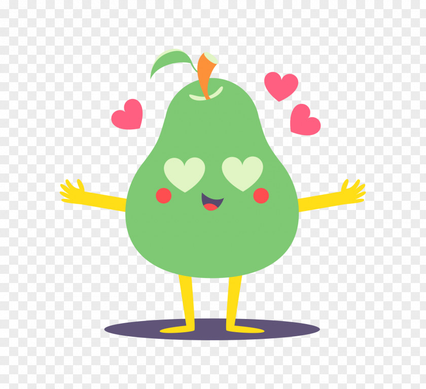 Cartoon Pear Image Fruit Animation Clip Art PNG