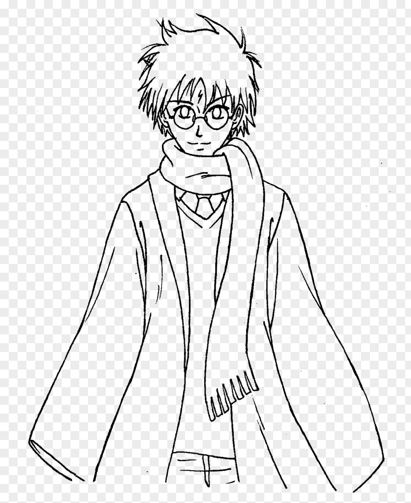 Harry Potter Line Art Hermione Granger Dobby The House Elf Drawing PNG
