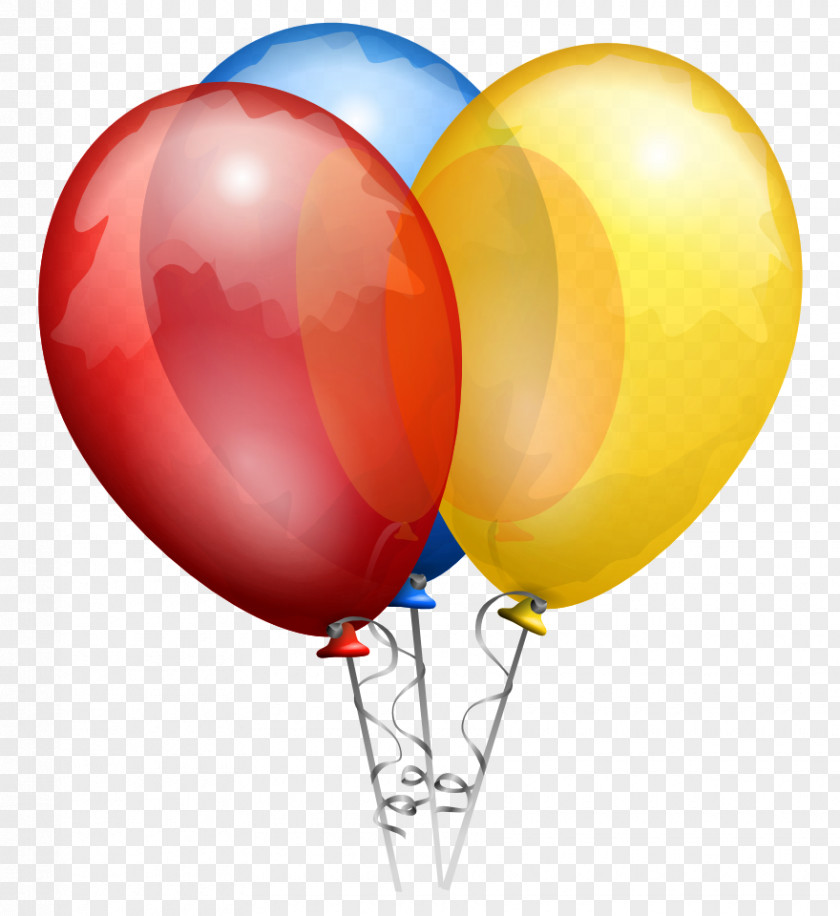 Birthday Balloon Party Gift Clip Art PNG