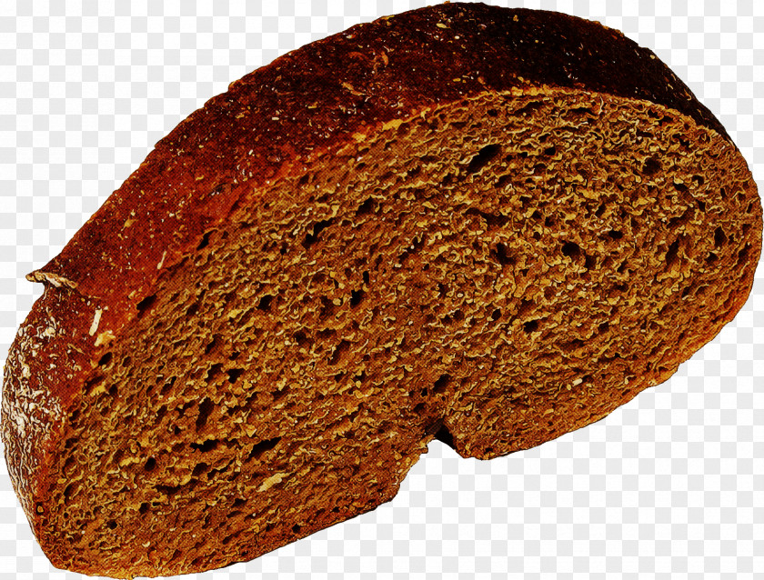 Bread Food Brown Graham Pumpernickel PNG