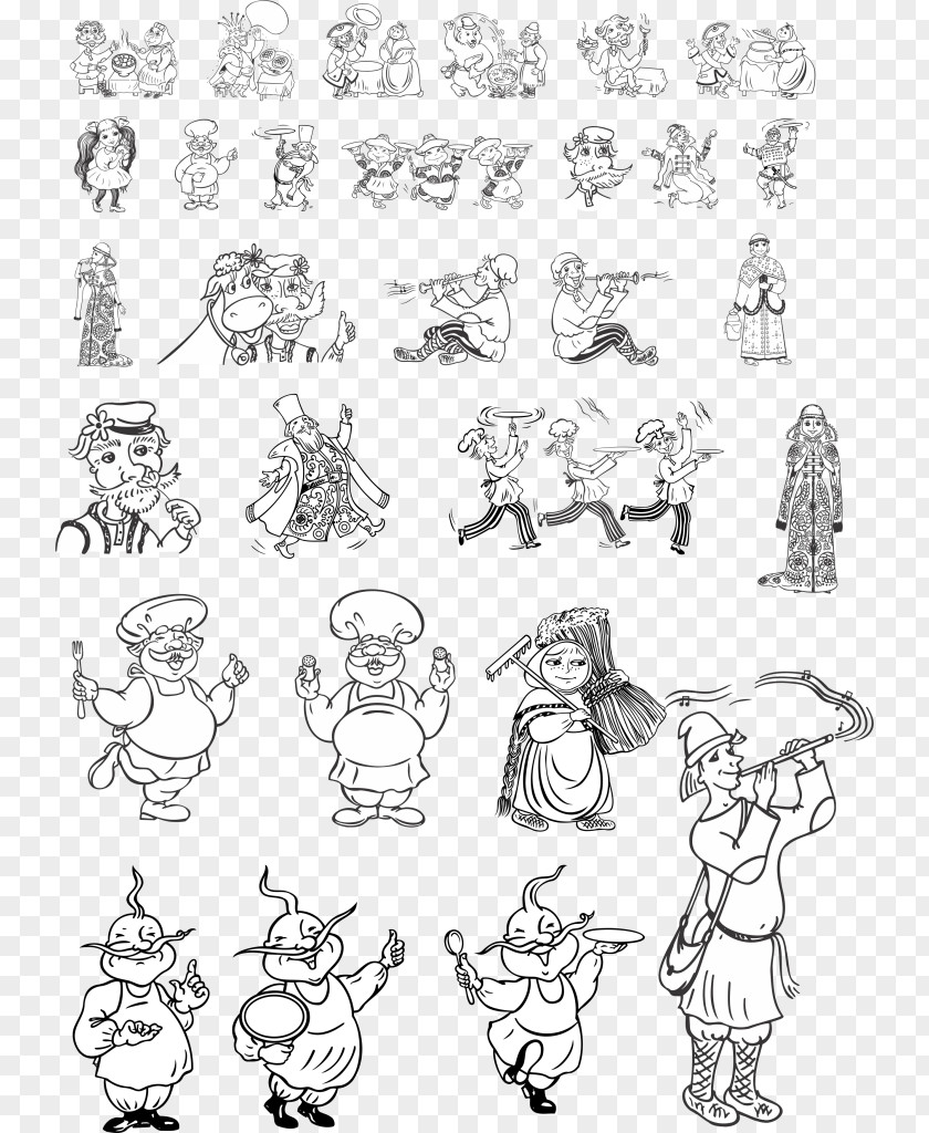 Fairy Tale Characters Drawing Cartoon Obelix PNG
