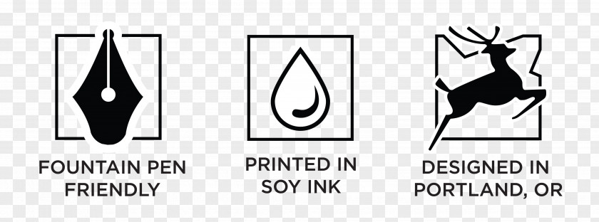 Ink Dot Paper Soy Fountain Pen Notebook PNG