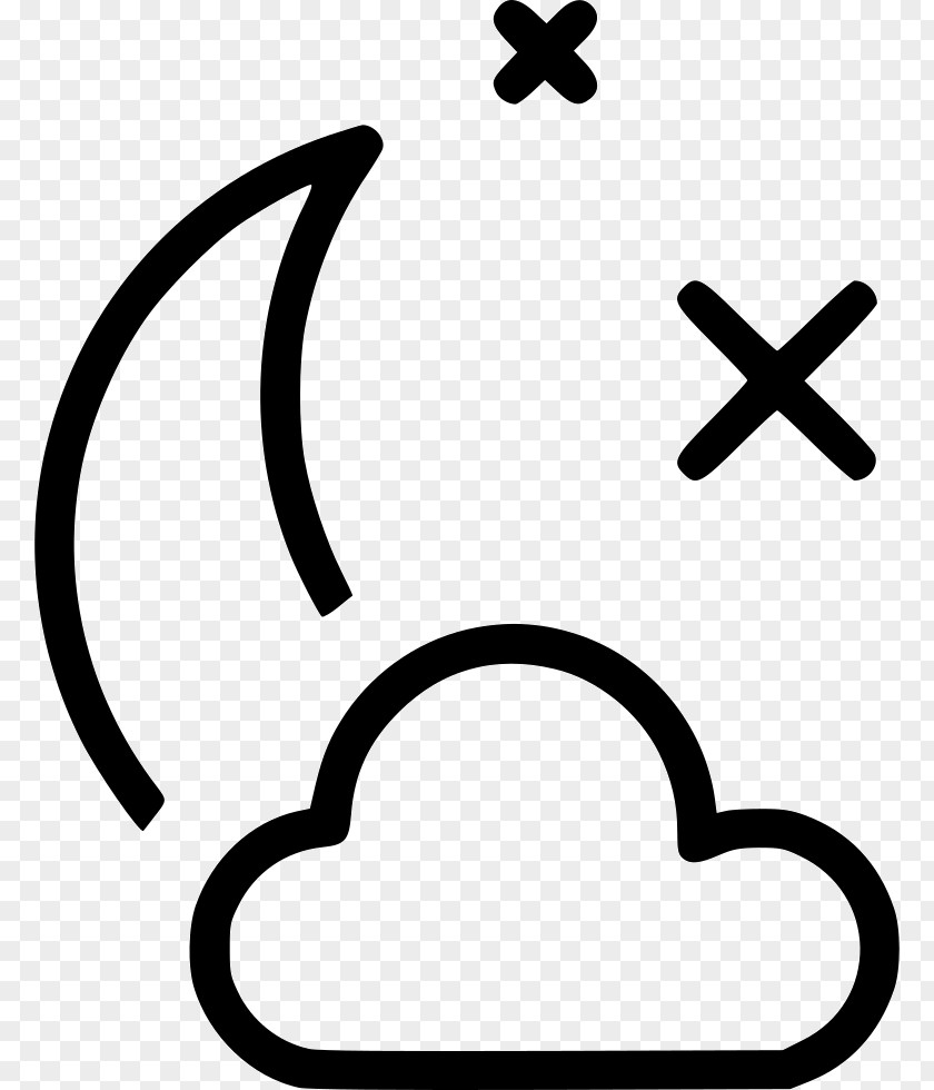 Partly Cloudy Emoji Clip Art Black Line Body Jewellery PNG