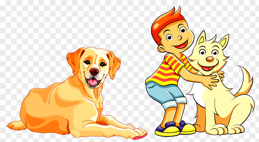 Cartoon Pet Dog Puppy Adjective Illustration PNG