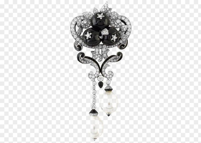 Generous Obsidian Necklace Earring Van Cleef & Arpels Jewellery Diamond PNG