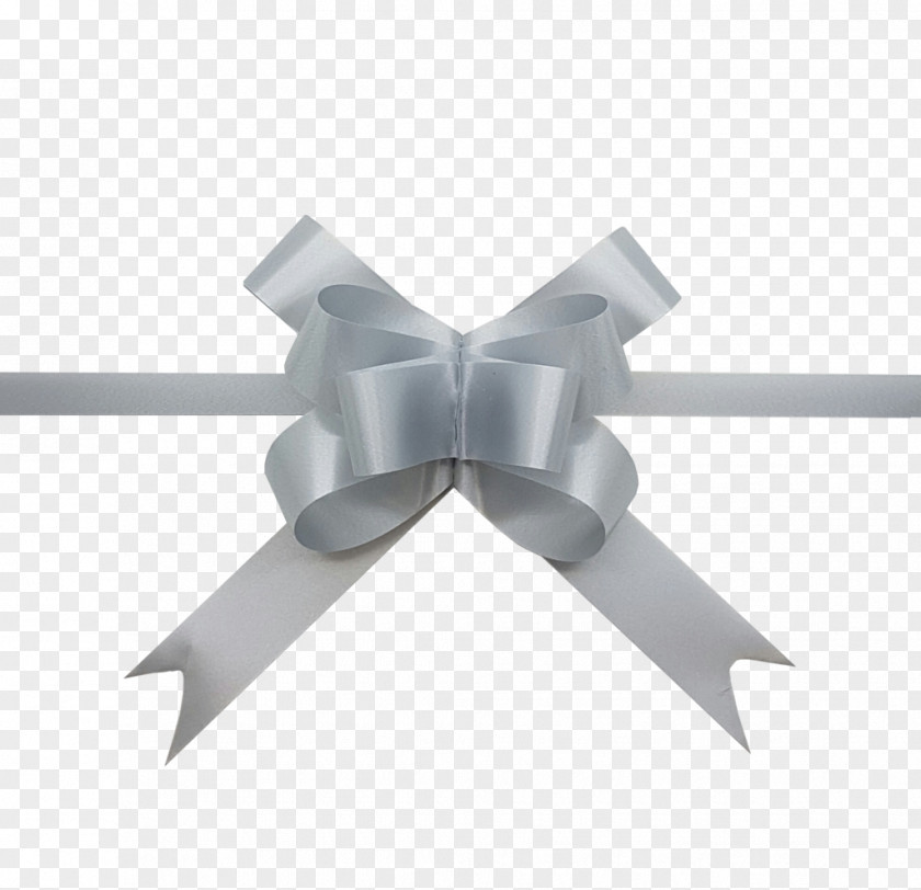 Grey Bow Ribbon Gift Wrapping Clip Art PNG