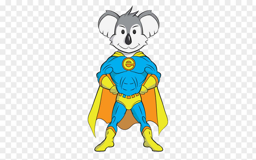 Koala Superhero PNG