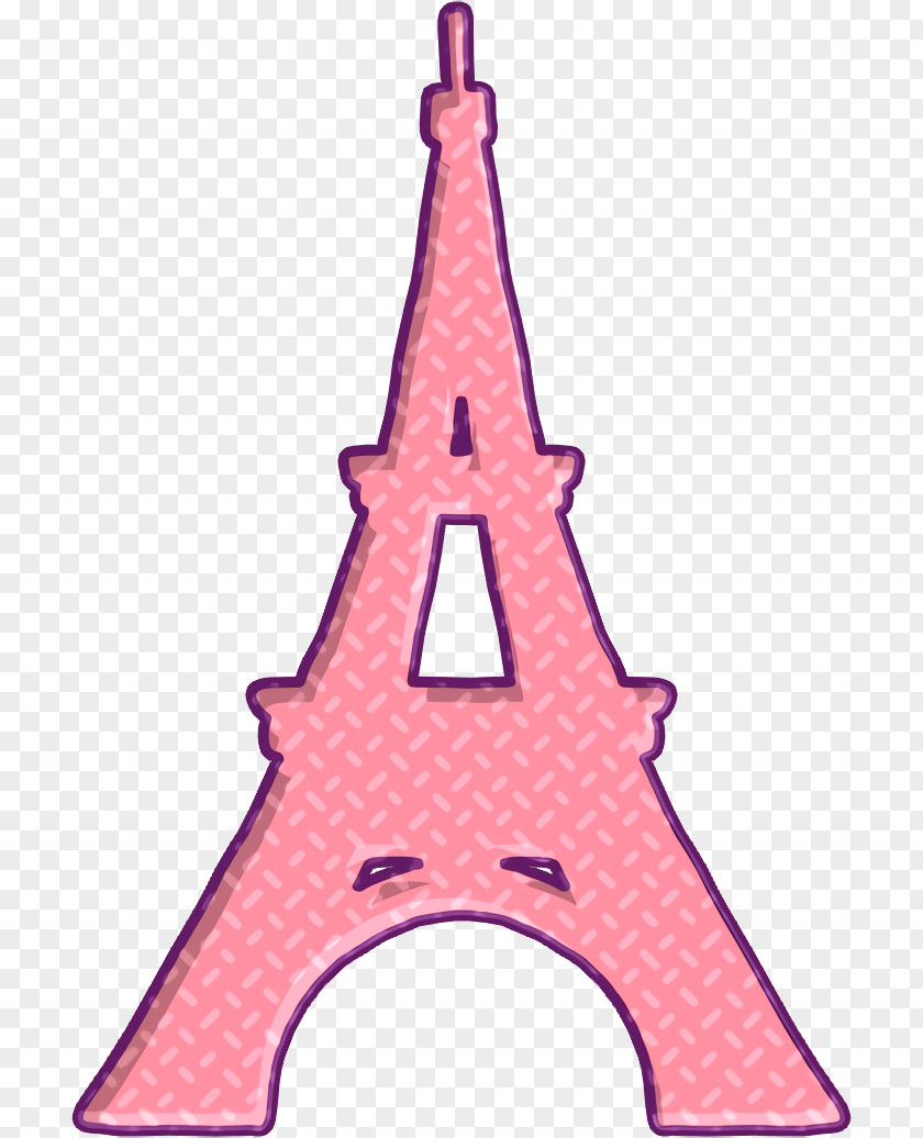 Monuments Of The World Icon Eiffel Tower PNG