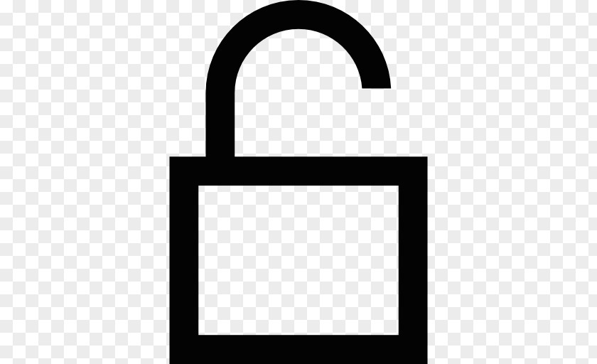 Rectangle Brand Padlock PNG