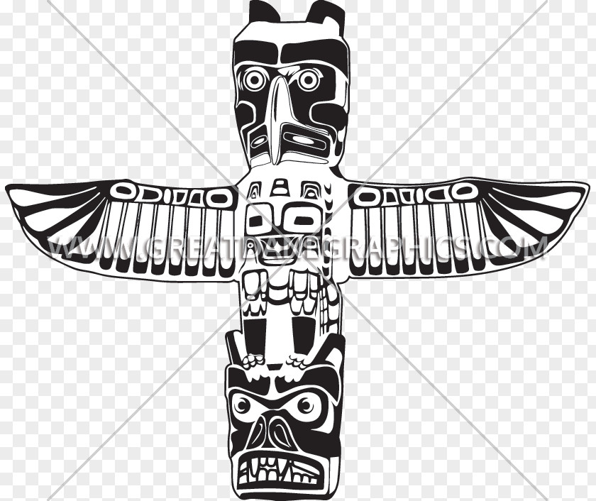 Totem Pole Drawing Art Clip PNG