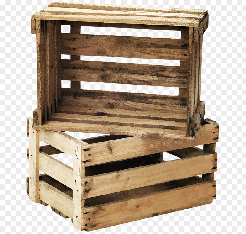 Wine Crate Wooden Box PNG